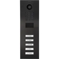 DoorBird D2105V IP Video Türsprechanlage – Titan-Optik (PVD)