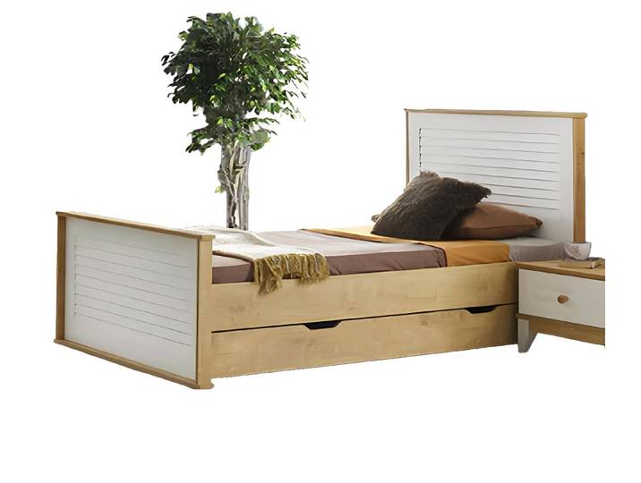 JVmoebel Kinderbett Hochwertige Kommode Schlafzimmer 3-Schubladen Sideboard Holz