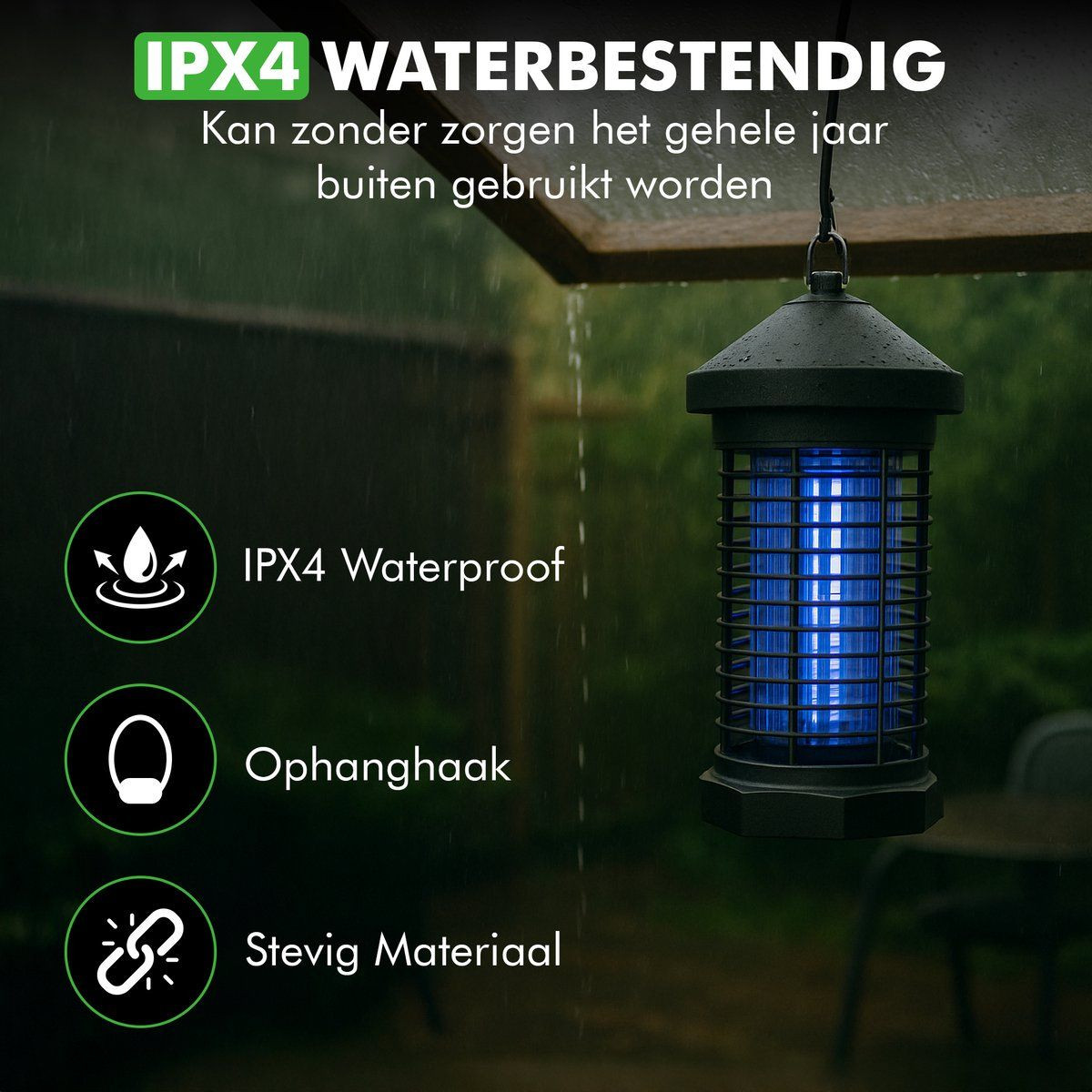 Travelhawk Muggenlamp - Draagbare UV-licht muggenvanger - Zwart