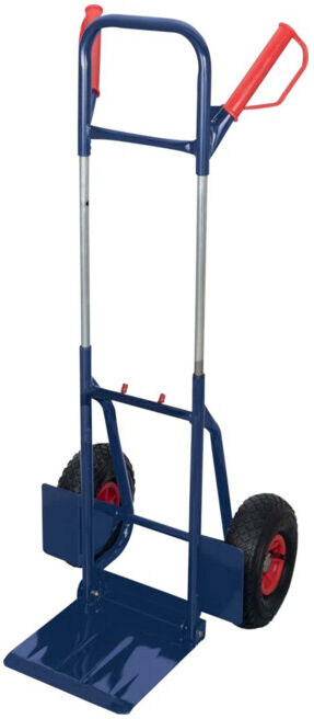 Stahlrohr Chariot pliant 200 kg, pneus pneumatiques ; E/D/E
