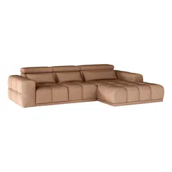 Ecksofa Panama Stoff Mink
