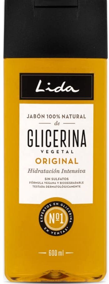 Lida Jabón 100% Natural Glicerina 600ml