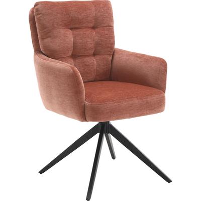 Esszimmerstuhl HOME AFFAIRE "Sant Tropez", braun (cooper, schwarz, cooper), B:60cm H:92cm T:67cm, Stühle, Esszimmerstuhl