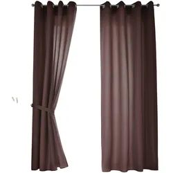 VORHANG 2ER SET BERLIN HxB 245x140cm Braun