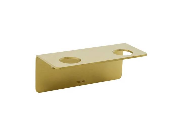 Meraki Meraki flessenhanger Geborstelde messingafwerking, voor 2 flessen