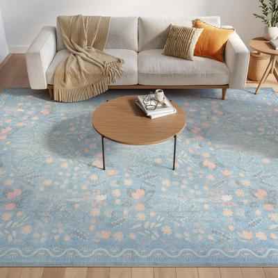 Nourison Botanical Washables Indoor only Chic Floral Area Rug