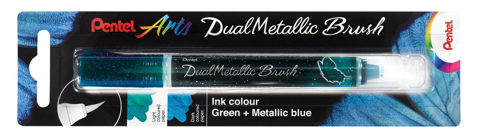 Pentel Brush-Pen Grün XGFH-DDX