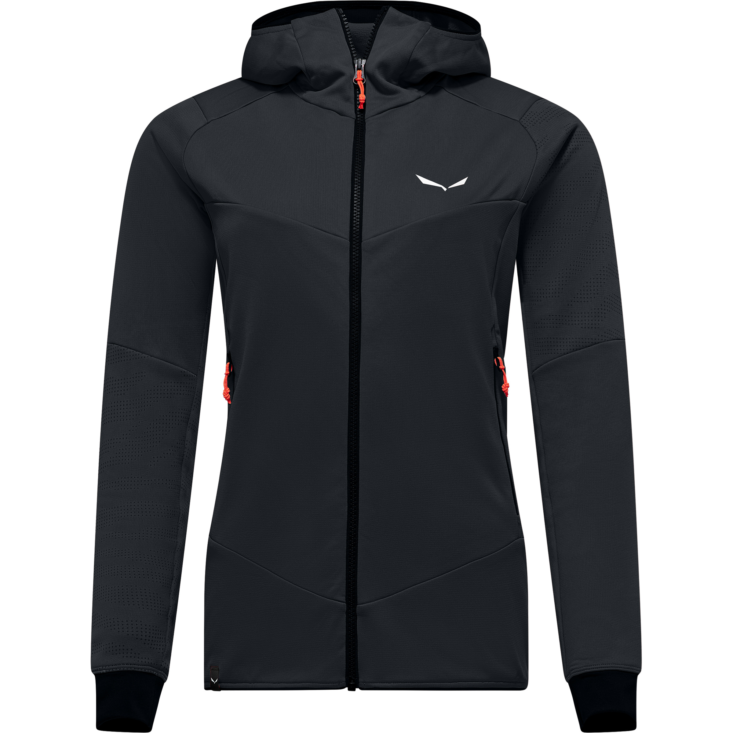 Salewa Sella Crevasse Damen Fleecejacke schwarz Größe XL Trekking Elastisch