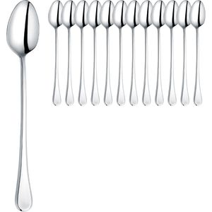 Amefa Latte-Macchiato-Löffel Drift, 19 cm, Edelstahl 18/10, silber poliert, 12 Stück