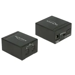 DELOCK TOSLINK Switch 2 x TOSLINK in zu 1 x TOSLINK out