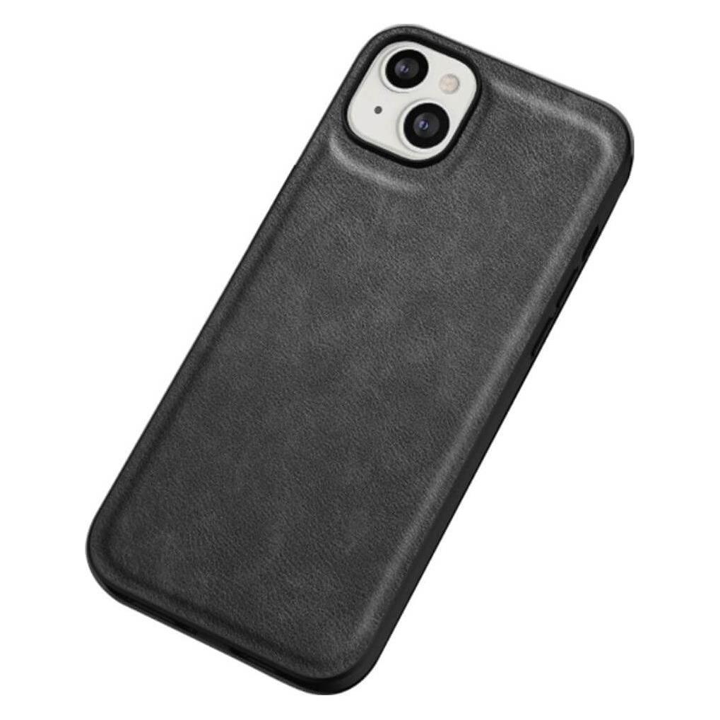 Cover-Discount iPhone 15 Plus - Retro Schutzhülle mit Kunstleder schwarz (Apple iPhone 15 Plus) (660156943B)