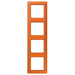 Jung Rahmen 4-fach orange AS 584 BF O
