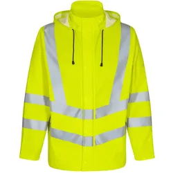Warnschutz PU-Regenjacke "1921-102" Safety - 5XL - gelb