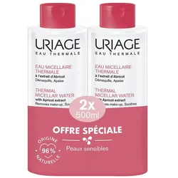 Uriage, Gesichtsreinigung, Thermisches Mizellarwasser für sensible Haut (Mizellenwasser, 500 ml)