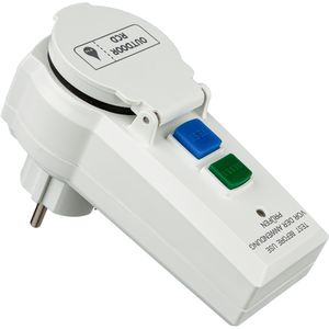 Bachmann Personenschutzschalter 919.284, PRCD, IP44 Spritzwasserschutz, Steckdosenadapter, 30 mA