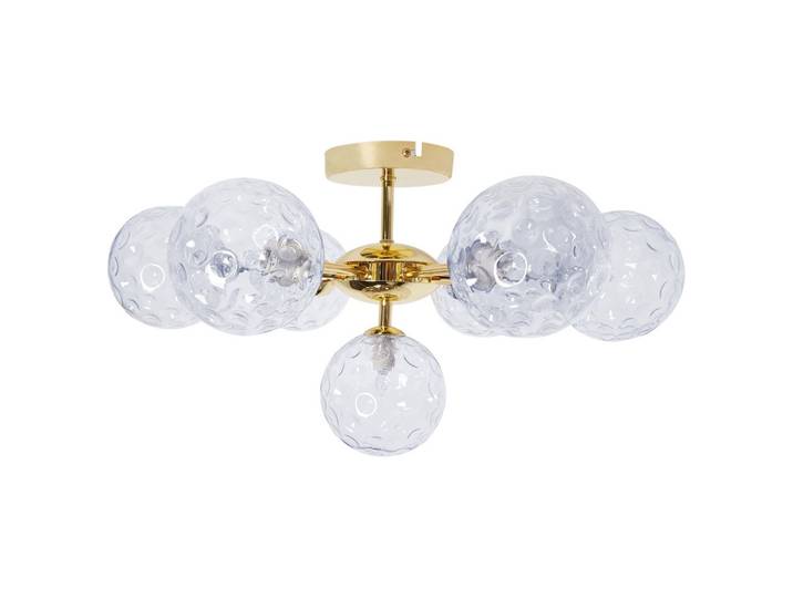 DECKENLAMPE Blau/Gold Anadyr