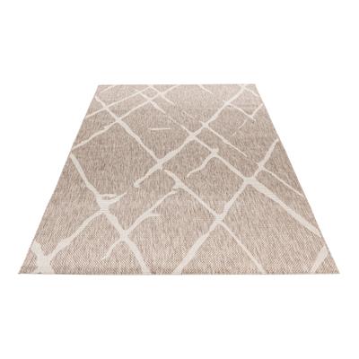 Teppich OBSESSION "My Tallinn 540", grau (taupe), B:120cm H:2mm L:170cm, Polypropylen, Teppiche, Teppich, Flachgewebe, modernes Rauten Muster, In- und Outdoor geeignet