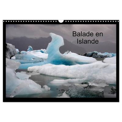 Balade en Islande (Calendrier mural 2027 DIN A3 vertical), CALVENDO calendrier mensuel