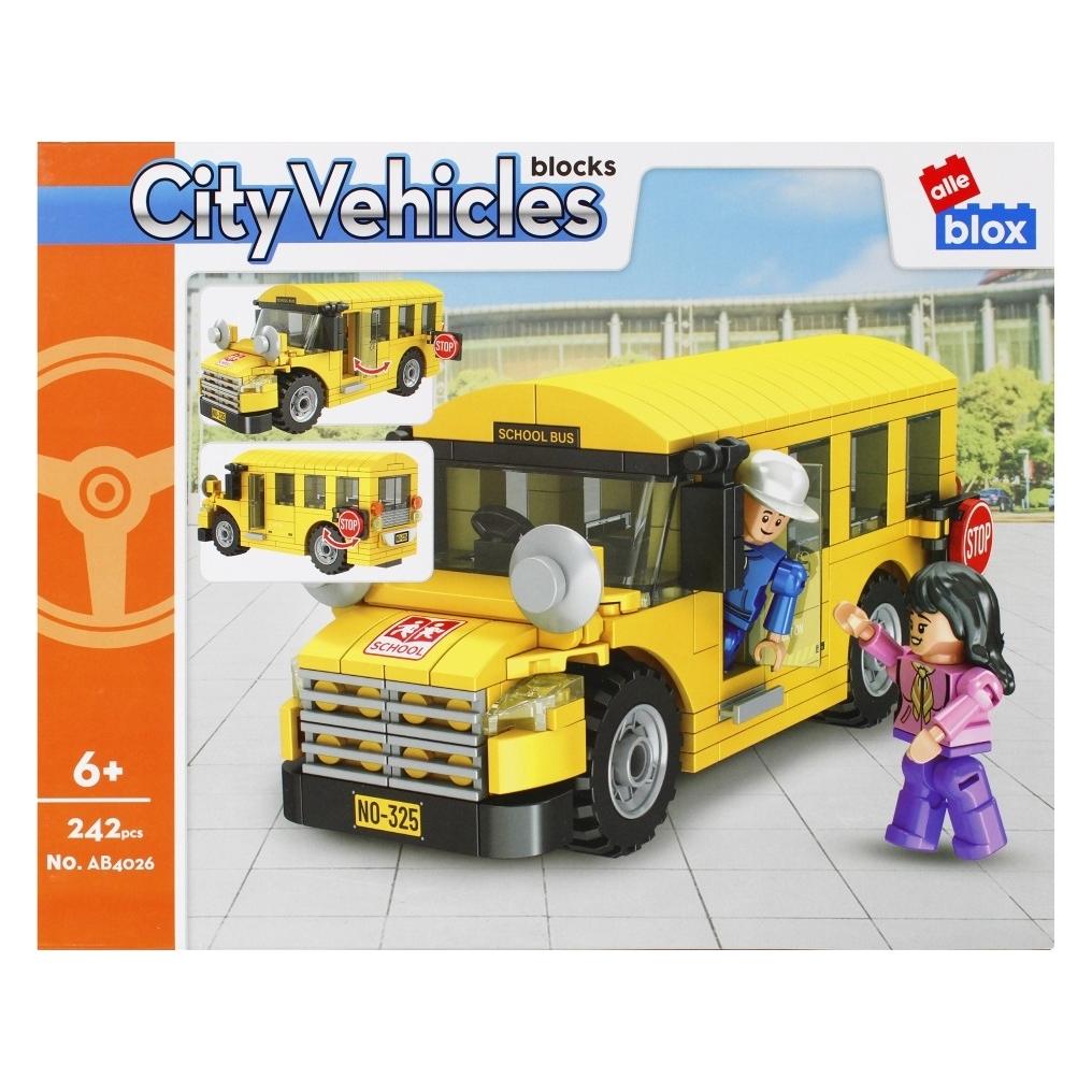Alleblox KLOCKI KONSTR CITY 242EL 34X27X6 BUS P (47605346)