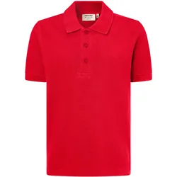 Kinder Poloshirt Bio-Baumwolle "545" - 110/116 - Rot