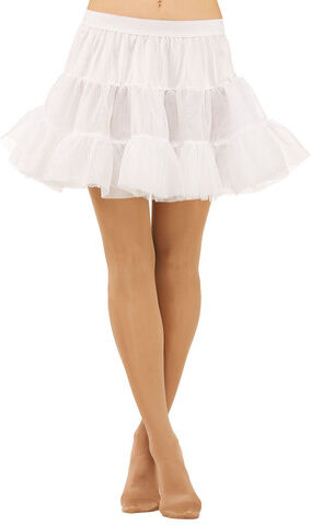 Petticoat mit härterer Appretur für Kinder, weiß