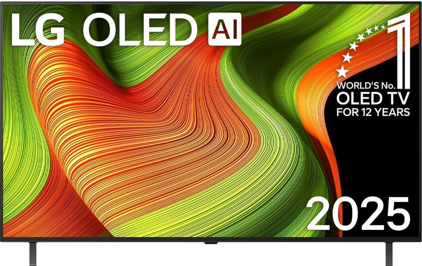 LG OLED AI OLED55B59LA, 139,7 cm (55"), 3840 x 2160 Pixel, OLED, Smart-TV, WLAN, Schwarz