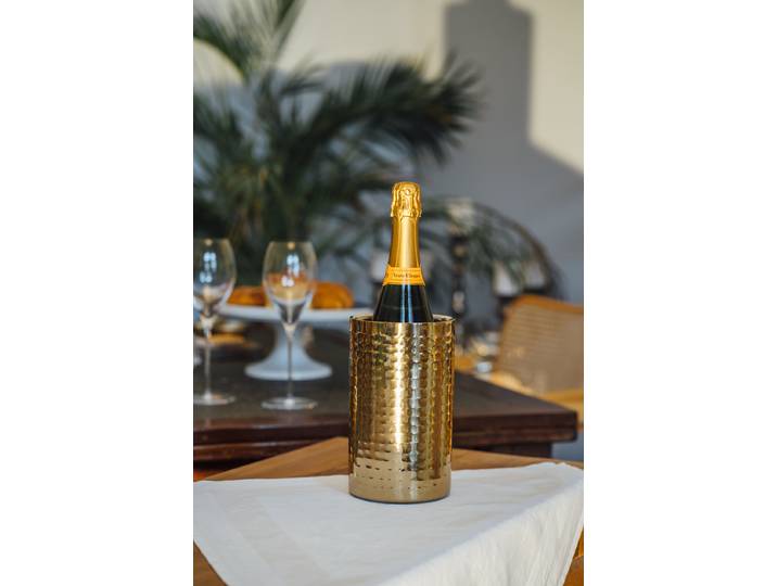 Flaschenkühler Gold Ø 12cm Gold