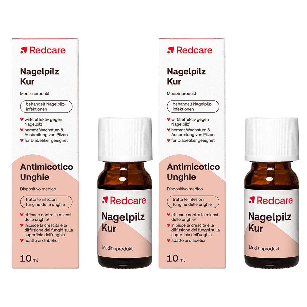 2x Nagelpilzkur RedCare 2x10 ml Lösung