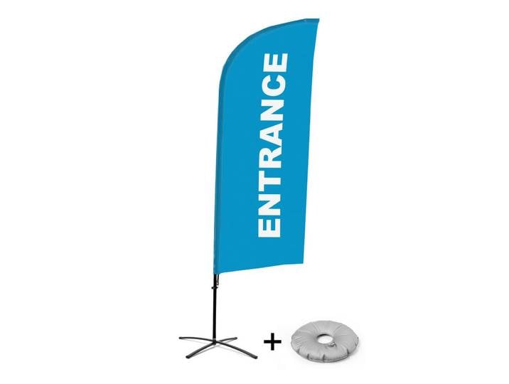 Showdown Displays Standregal Showdown Displays Beachflag - Komplett-Set - Eingang - Englisch - Blau, 1-tlg.