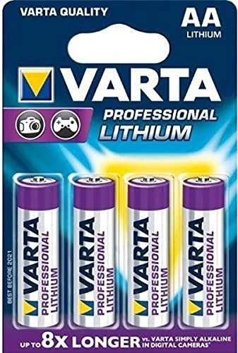 VARTA Lithium Batterien Ultra Lithium AA - 4 Stück, 4 Stk