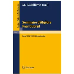 Séminaire d'Algèbre Paul Dubreil, Fachbücher