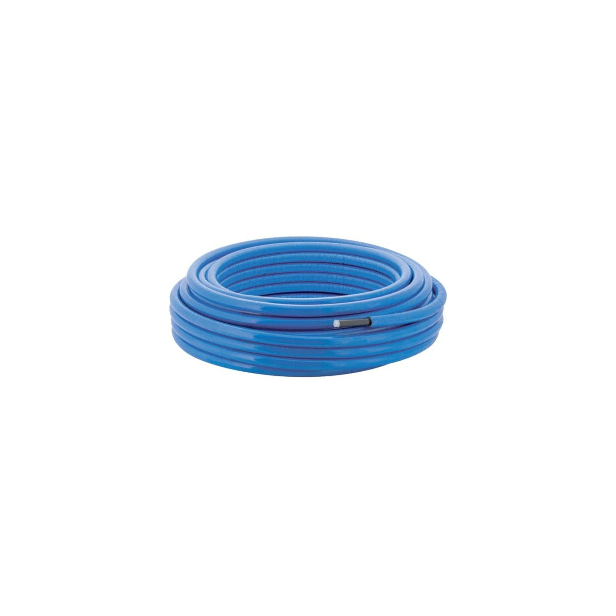Geberit Systemrohr Mepla ML d 26, Dämmung 6mm, rund vorgedämmt, blau (014753)