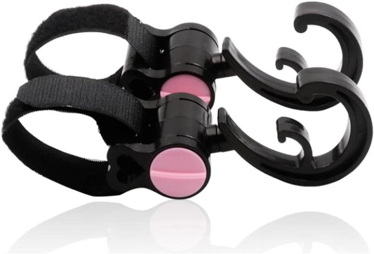 OEMG Universele draaibare multifunctionele kinderwagen- en autohaak voor paraplu's en accessoires