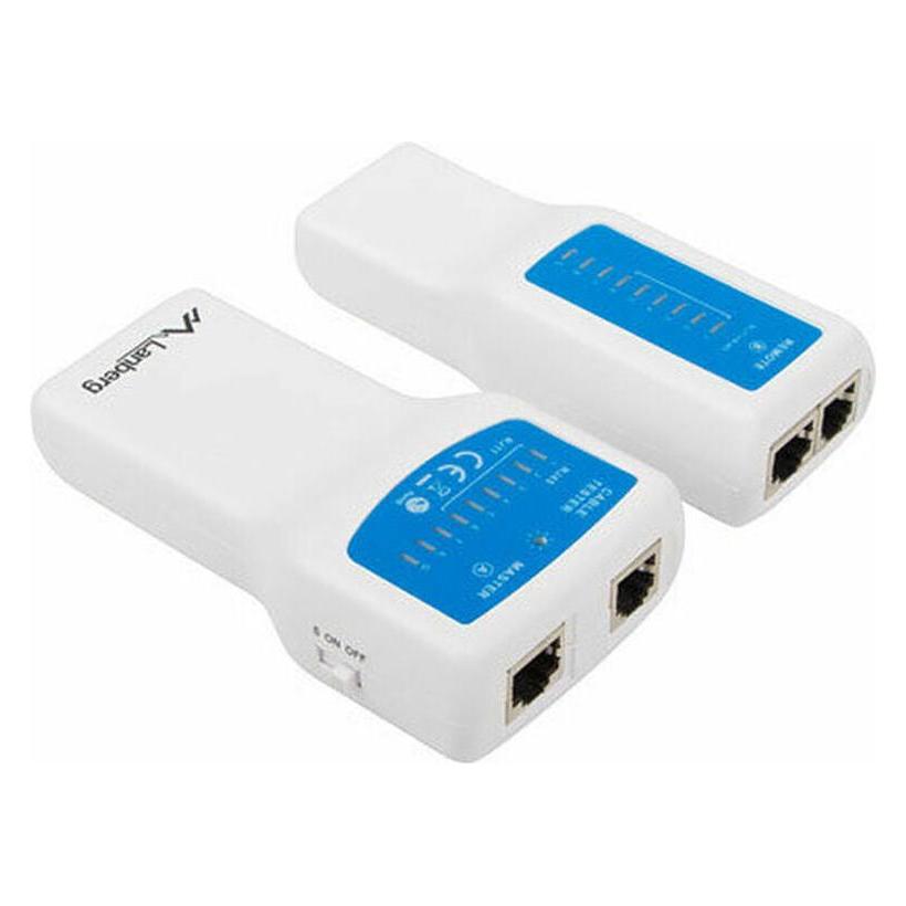 Lanberg NT-0402 Netzwerkkabel-Tester PoE-Tester Blau (Kabeltester) (NT-0402)