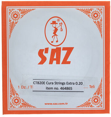 Saz CTB20E Cura Extra Str. Silver