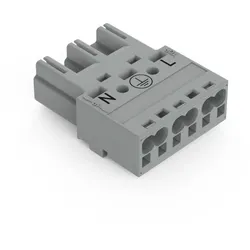 Wago 770-253/060-000 Stecker,3-polig,Kod. B,grau 770253060000  - 100 Stück