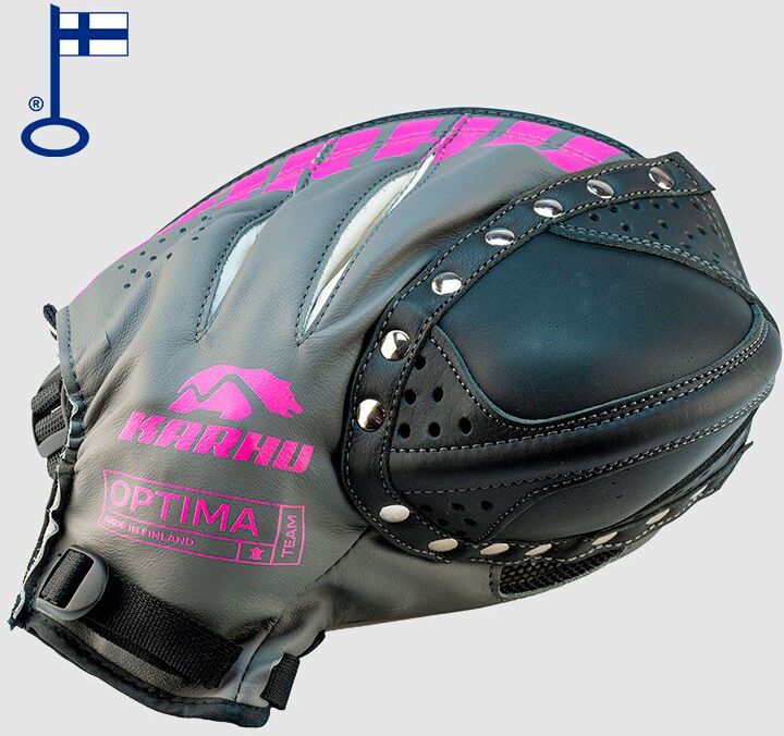 Karhu Optima Team Pesäpalloräpylä (24) Musta-Pinkki - Vasempaan käteen