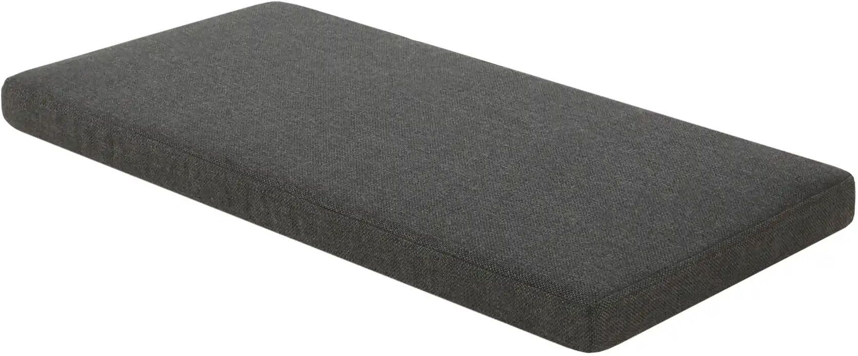 Höffner Sitzkissen  Odessa ¦ grau ¦ Maße (cm): B: 80 H: 6 T: 38.0