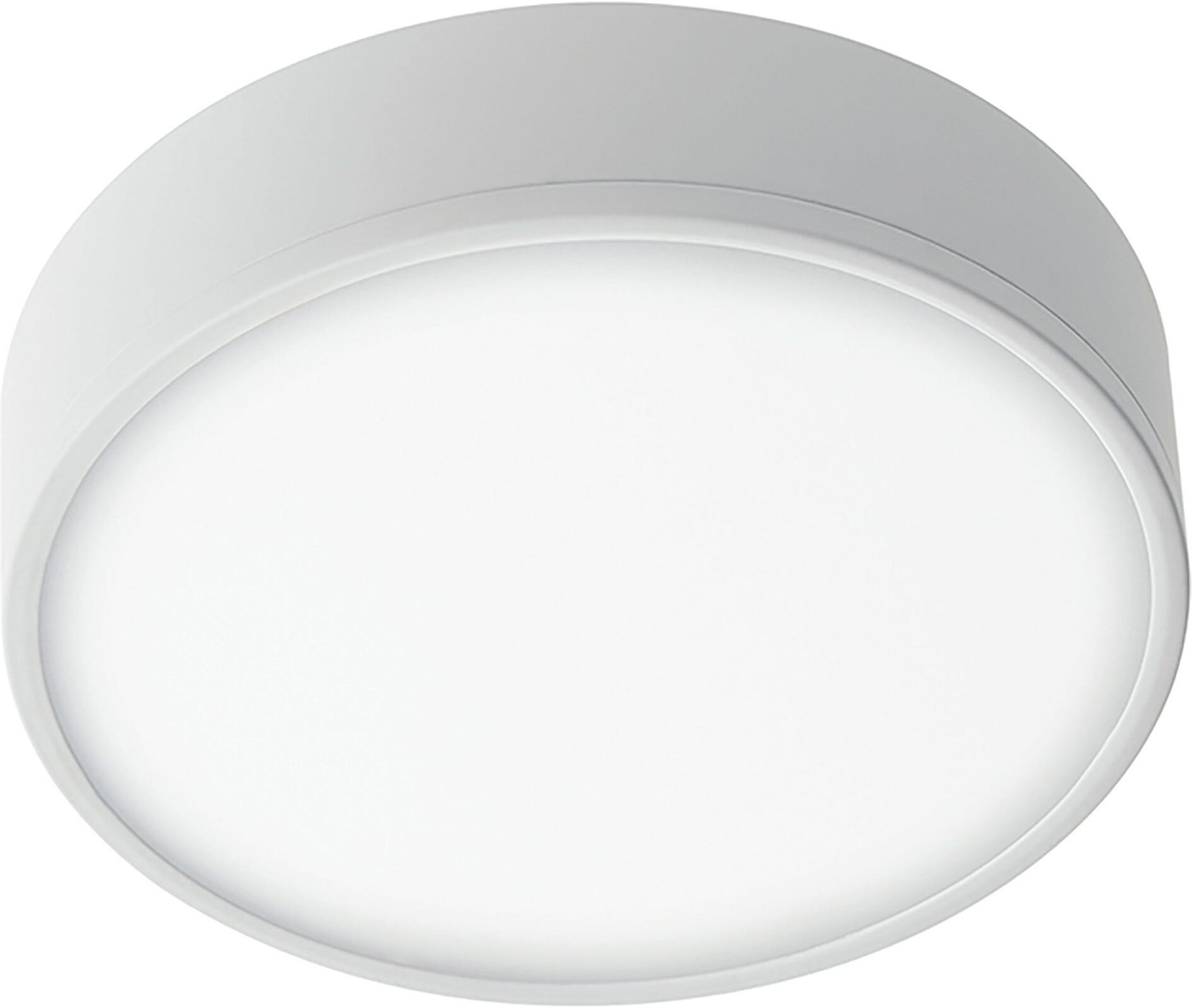 Intec_fan PLAFONIERA LED KLIO TONDA 16W2000 lumen CCTCOLORE BIANCO