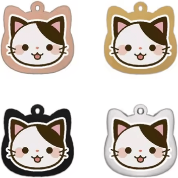 Inspire Curations PawPrint Personalized Stainless Steel Pet ID Tag 9 silvery