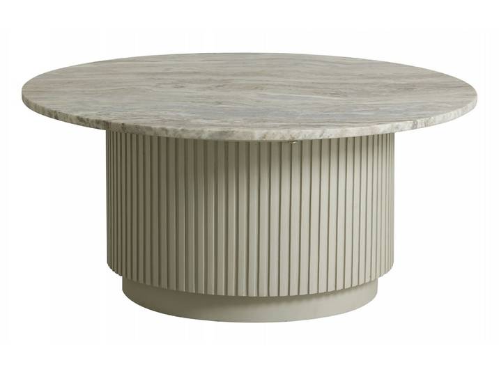 Nordal Erie salontafel - wit Ø90cm