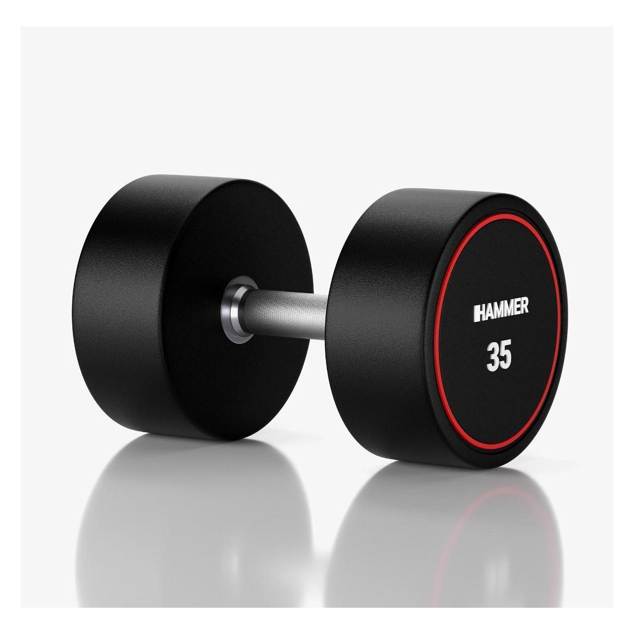 Hammer Fitness Kompakthantel PU 35 kg (1 x 35 kg) (17433)