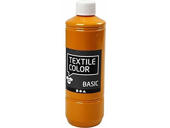 Textielkleur, mosterdgeel, 500ml