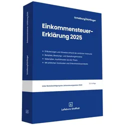Einkommensteuer-Erklärung2025, Ratgeber von Nina Dörflinger, Martin Schalburg
