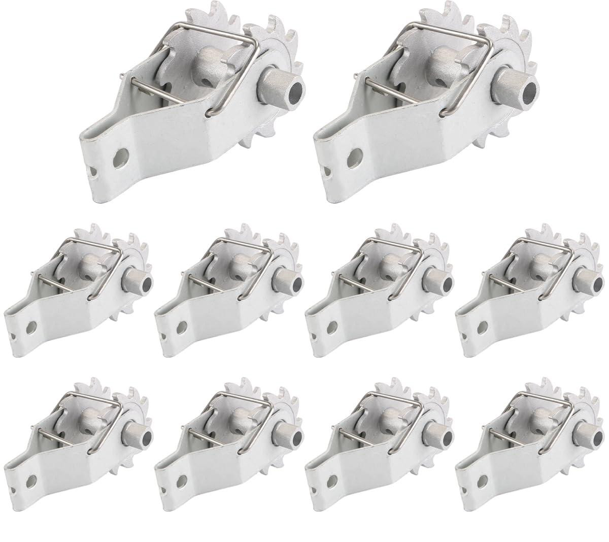 Dripio Elektrische hekspanners 10 stuks Staal/Aluminium 120 mm