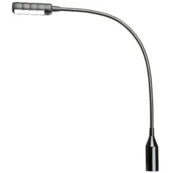 Adam Hall SLED 1 ULTRA XLR 3 - 3-pol XLR Schwanenhalsleuchte mit 4 COB LEDs - Notenpultzubehör
