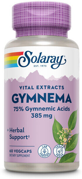 Solaray Gymnema 385 mg 60 Capsules