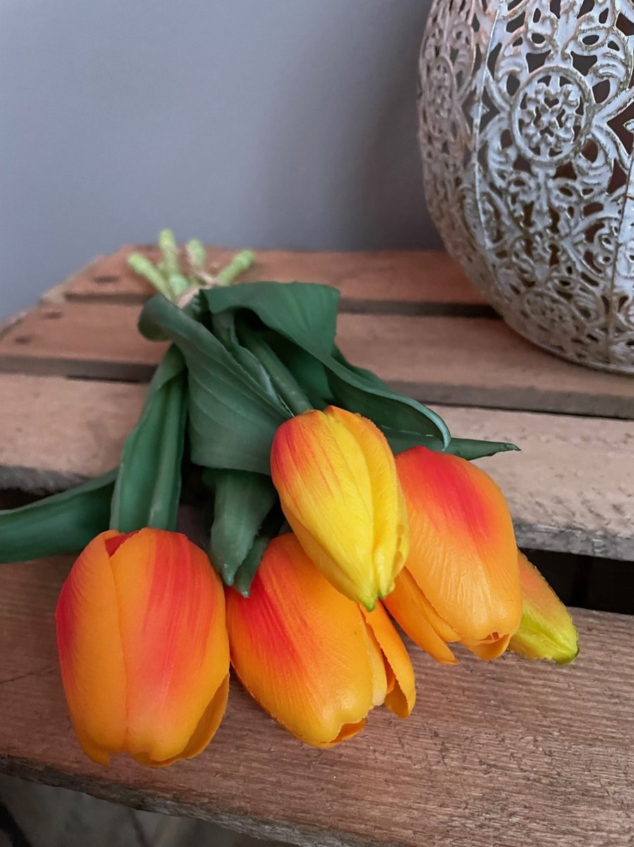 Real Touch Tulpen Boeket Kunstbloemen