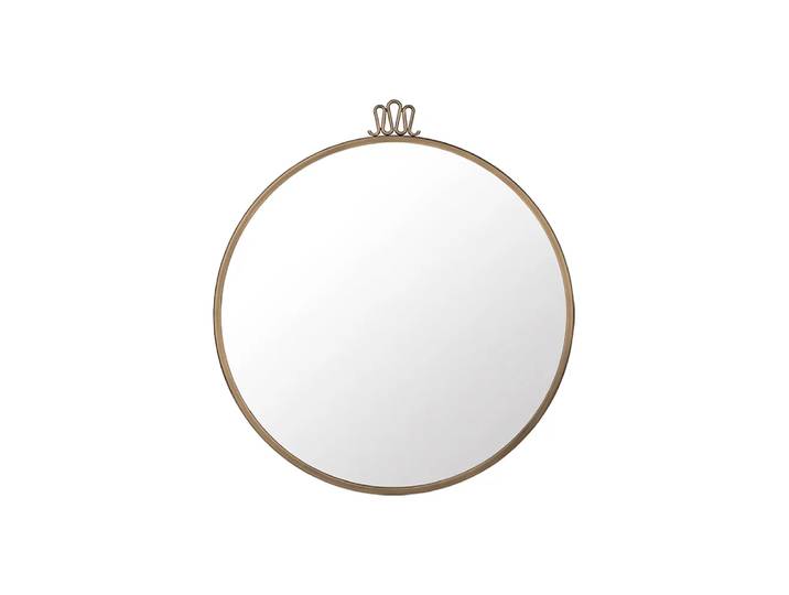 GUBI Miroir Randaccio antique brass, medium