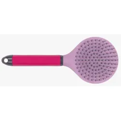 QHP Schweif- und Mähnenbürste STERRIN rosa popping mit Einhorn Motiv HW24, Größe: One Size